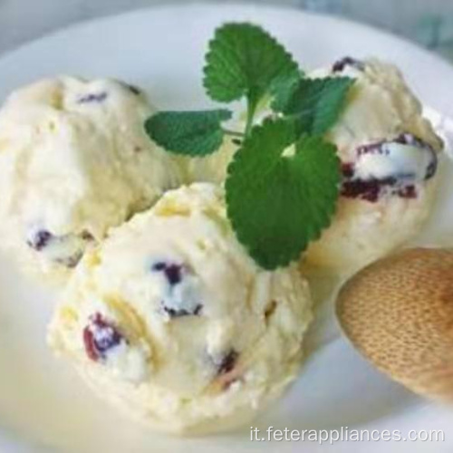 Design accattivante Ice Cream Maker Macchina per gelato a compressore di alta qualità per uso domestico